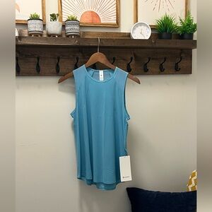 NWT lululemon Sculpt Tank, Washed Blue, Size 4